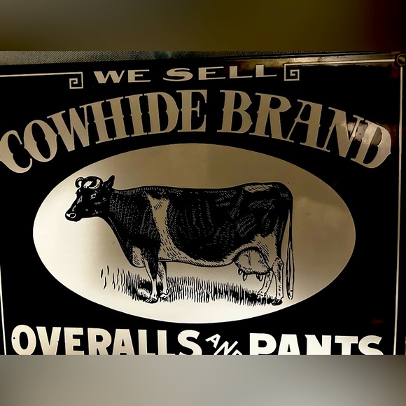 Andy Rooney Vintage porcelain advertising signs. COA & historical facts on back - Picture 1 of 2